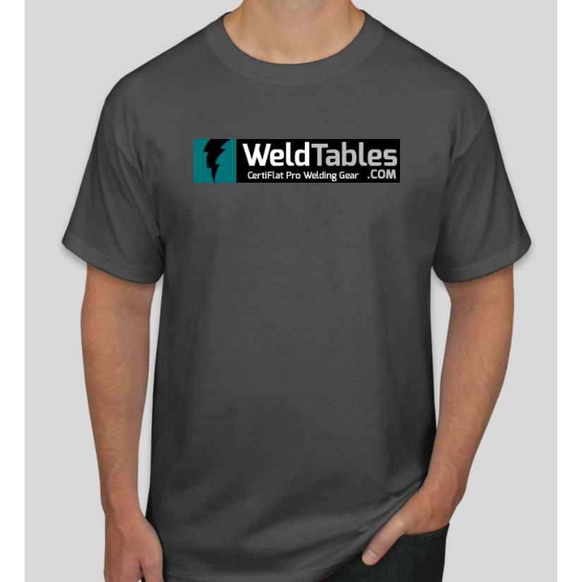 CertiFlat WeldTables.com Logo T-Shirt - (Because Your Torso Deserves the Best!)