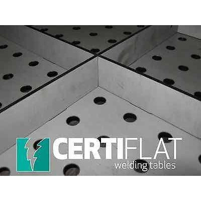 Pro Table Kit - 2&#39;X4&#39; Heavy Duty Welding Table Top Kit-CertiFlat By Tab &amp; Slot U-Weld